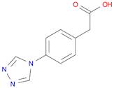 2-[4-(4H-1,2,4-triazol-4-yl)phenyl]acetic acid