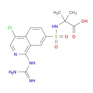N-[[1-[(Aminoiminomethyl)amino]-4-chloro-7-isoquinolinyl]sulfonyl]-2-methylalanine