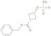 benzyl rac-(1s,3s)-3-(methanesulfonyloxy)cyclobutane-1-carboxylate, cis