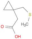 2-(1-((Methylthio)methyl)cyclopropyl)acetic acid