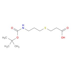3-((3-((TERT-BUTOXYCARBONYL)AMINO)PROPYL)THIO)PROPANOIC ACID