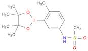 N-(4-methyl-3-(4,4,5,5-tetramethyl-1,3,2-dioxaborolan-2-yl)phenyl)methanesulfonamide