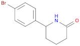 6-(4-bromophenyl)piperidin-2-one