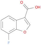 3-Benzofurancarboxylic acid, 7-fluoro-