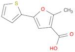 2-Methyl-5-(thiophen-2-yl)furan-3-carboxylic acid