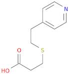 3-((2-(Pyridin-4-yl)ethyl)thio)propanoic acid