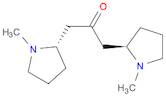 2-Propanone,1-[(2R)-1-methyl-2-pyrrolidinyl]-3-[(2S)-1-methyl-2-pyrrolidinyl]-, rel-