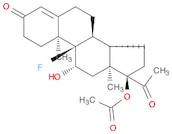 Pregn-4-ene-3,20-dione, 17-(acetyloxy)-9-fluoro-11-hydroxy-, (11b)-