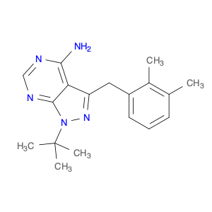 4-Amino-1-tert-butyl-3-(2,3-dimethylbenzyl)pyrazolo[3,4-d]pyrimidine