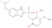 2-(((6-(Difluoromethoxy)-1H-benzo[d]imidazol-2-yl)sulfonyl)methyl)-3,4-dimethoxypyridine 1-oxide