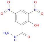 Benzoic acid, 2-hydroxy-3,5-dinitro-, hydrazide