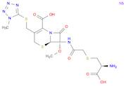 5-Thia-1-azabicyclo[4.2.0]oct-2-ene-2-carboxylic acid,7-[[[(2-amino-2-carboxyethyl)thio]acetyl]a...