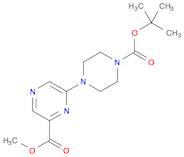 methyl 6-[4-[(2-methylpropan-2-yl)oxycarbonyl]piperazin-1-yl]pyrazine-2-carboxylate