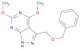 3-((Benzyloxy)methyl)-4,6-dimethoxy-1H-pyrazolo[3,4-d]pyrimidine