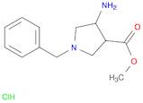 Methyl 4-amino-1-benzylpyrrolidine-3-carboxylate hydrochloride