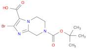 2-Bromo-7-(tert-butoxycarbonyl)-5,6,7,8-tetrahydroimidazo[1,2-a]pyrazine-3-carboxylic acid