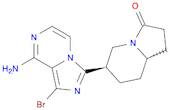 (6R,8aS)-6-(8-amino-1-bromoimidazo[1,5-a]pyrazin-3-yl)hexahydroindolizin-3(2H)-one