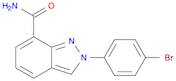 2-(4-bromophenyl)indazole-7-carboxamide