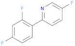 2-(2,4-Difluorophenyl)-5-fluoropyridine