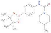 4-Methyl-N-(4-(4,4,5,5-tetramethyl-1,3,2-dioxaborolan-2-yl)phenyl)piperidine-1-carboxamide