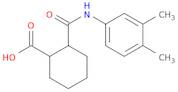 2-((3,4-Dimethylphenyl)carbamoyl)cyclohexanecarboxylic acid