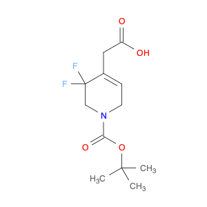 2-(1-(tert-Butoxycarbonyl)-3,3-difluoro-1,2,3,6-tetrahydropyridin-4-yl)acetic acid