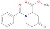 Methyl 1-benzoyl-4-oxopiperidine-2-carboxylate