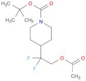 tert-Butyl 4-(2-Acetoxy-1,1-difluoroethyl)piperidine-1-carboxylate