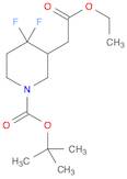 tert-Butyl 3-(2-ethoxy-2-oxoethyl)-4,4-difluoropiperidine-1-carboxylate