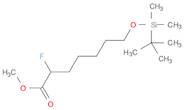 Methyl 7-(tert-butyldimethylsilyloxy)-2-fluoroheptanoate