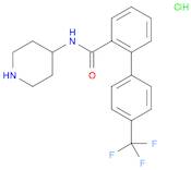 N-(Piperidin-4-yl)-4'-(trifluoromethyl)-[1,1'-biphenyl]-2-carboxamide hydrochloride