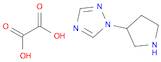 1-(Pyrrolidin-3-yl)-1H-1,2,4-triazole oxalate