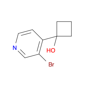 1-(3-Bromo-4-pyridinyl)cyclobutanol