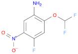 2-(Difluoromethoxy)-4-fluoro-5-nitroaniline