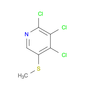 2,3,4-trichloro-5-(methylthio)pyridine