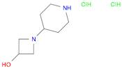 1-(PIPERIDIN-4-YL)AZETIDIN-3-OL 2HCL