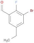 3-bromo-5-ethyl-2-fluorobenzaldehyde