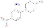 2-(4-methylpiperidin-1-yl)-5-nitroaniline