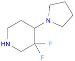 3,3-difluoro-4-(pyrrolidin-1-yl)piperidine dihydrochloride