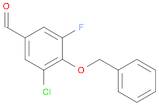 4-(benzyloxy)-3-chloro-5-fluorobenzaldehyde