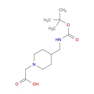 2-(4-(((tert-Butoxycarbonyl)amino)methyl)piperidin-1-yl)acetic acid
