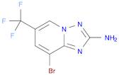 2-Amino-8-bromo-6-(trifluoromethyl)-[1,2,4]triazolo[1,5-a]pyridine