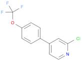 2-chloro-4-[4-(trifluoromethoxy)phenyl]pyridine