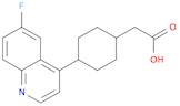 2-(4-(6-fluoroquinolin-4-yl)cyclohexyl)acetic acid