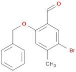 2-(benzyloxy)-5-bromo-4-methylbenzaldehyde