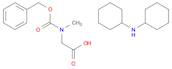 N-cyclohexylcyclohexanamine;2-[methyl(phenylmethoxycarbonyl)amino]acetic acid