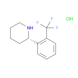 (2S)-2-[2-(TRIFLUOROMETHYL)PHENYL]PIPERIDINE HYDROCHLORIDE