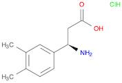 (3R)-3-AMINO-3-(3,4-DIMETHYLPHENYL)PROPANOIC ACID HYDROCHLORIDE