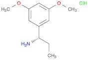 (1S)-1-(3,5-DIMETHOXYPHENYL)PROPAN-1-AMINE HYDROCHLORIDE