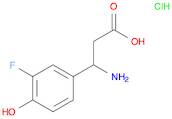 3-AMINO-3-(3-FLUORO-4-HYDROXYPHENYL)PROPANOIC ACID HYDROCHLORIDE